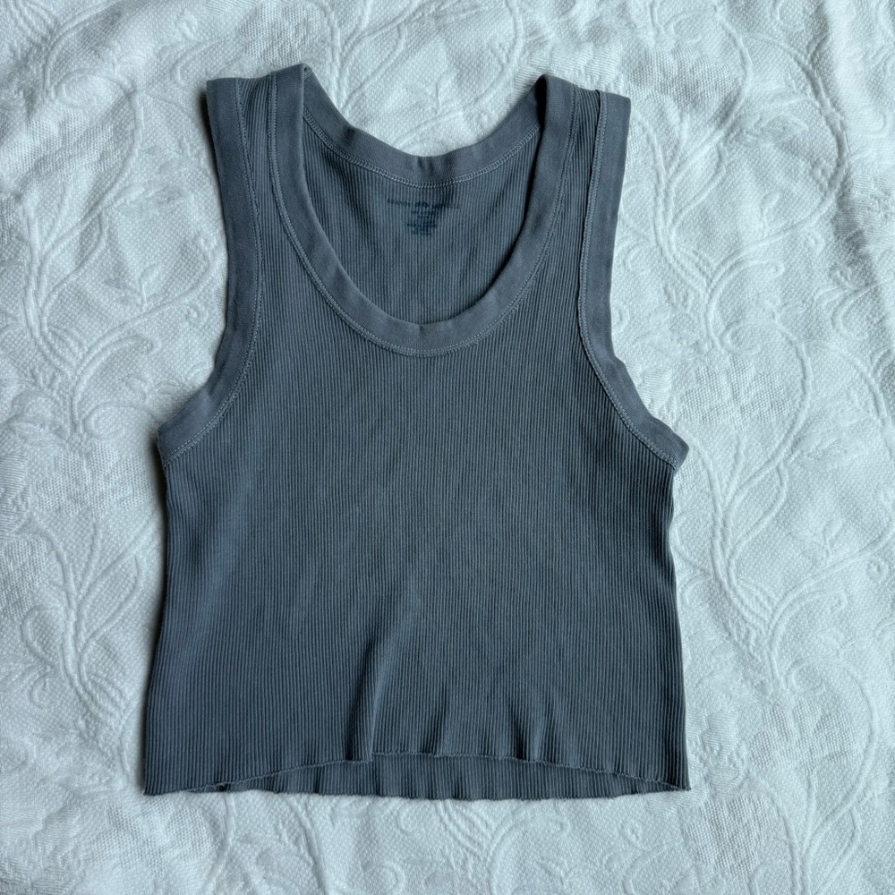 Brandy Melville Cropped Tank blue